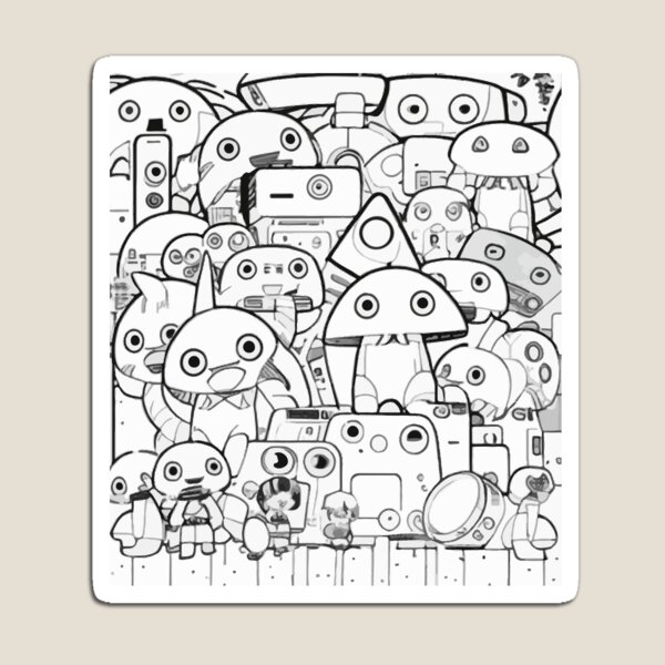 Item preview, complex cartoon designed and sold by HUNSA.