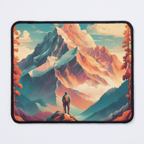 Item preview, Retro Mountain Vintage designed and sold by Oddly Yours Goods.