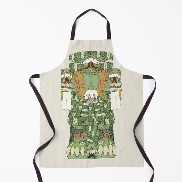 Item preview, Coatlicue - Aztec Mother Goddess Amate Paper Codex Borgia designed and sold by Aztectees.