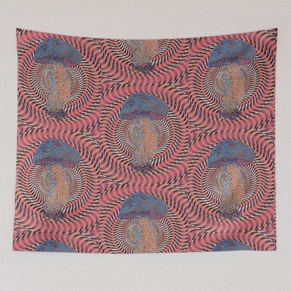 Item preview, Magic Mushroom Psychedelic Art designed and sold by ArtbyMikkiC.