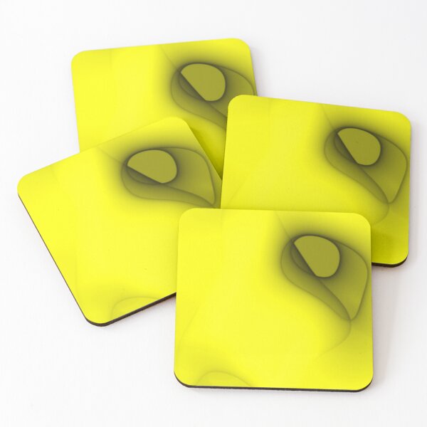 Artikelvorschau, Abstraction "yellow wave" entworfen und verkauft von Gluecknika.