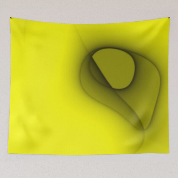 Artikelvorschau, Abstraction "yellow wave" entworfen und verkauft von Gluecknika.