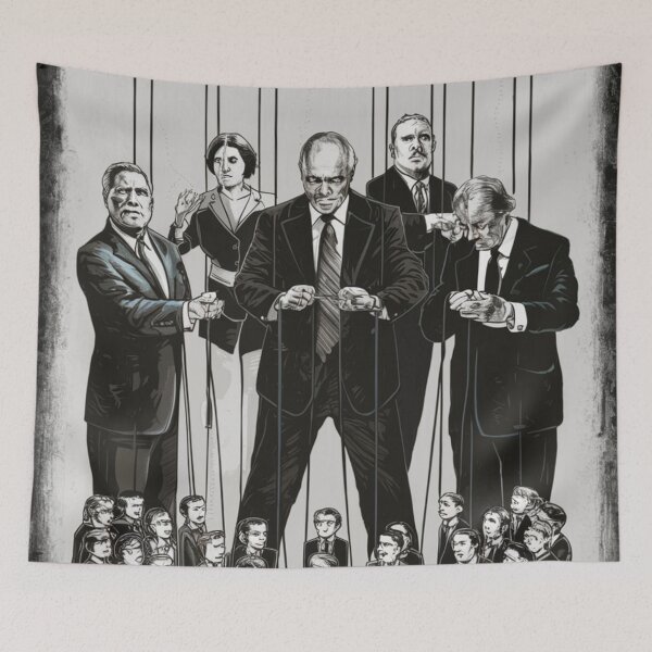 Item preview, Puppets Stencil Graffiti designed and sold by Bomax121.