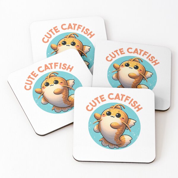 Item preview, Cute Wels Catfish  designed and sold by DineshArtShop.