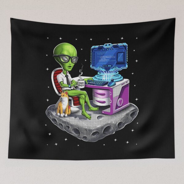 Item preview, Space Alien Programmer designed and sold by underheaven.