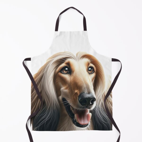 Item preview, Majestic Afghan Hound Art Print - Elegant Long-Haired Sighthound Dog Breed Portrait designed and sold by The Digital Compass.