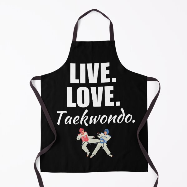 Item preview, Live, love, taekwondo. Funny taekwondo quote or saying for taekwondo fighter or lover designed and sold by NBSStore.