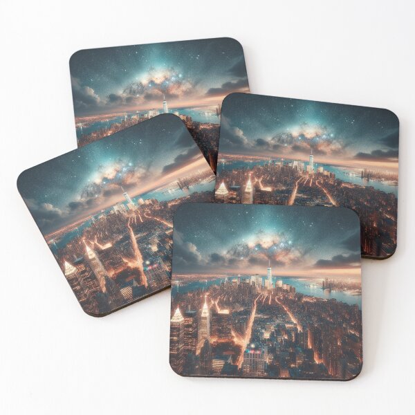 Item preview, Sea of lights of the metropolis designed and sold by Cerberus-Art.