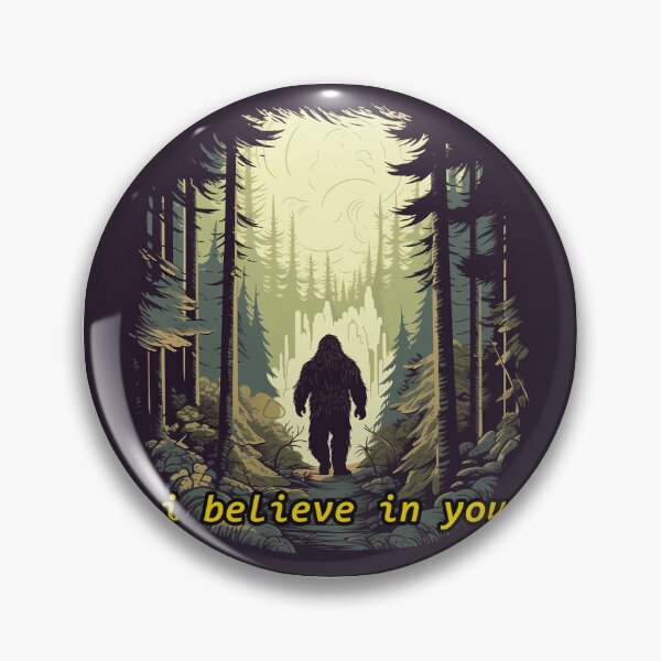 Item preview, I believe in you. Bigfoot walking in forest Art Classic  designed and sold by redstar19.