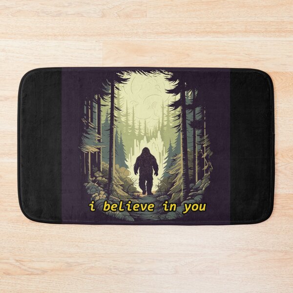 Item preview, I believe in you. Bigfoot walking in forest Art Classic  designed and sold by redstar19.