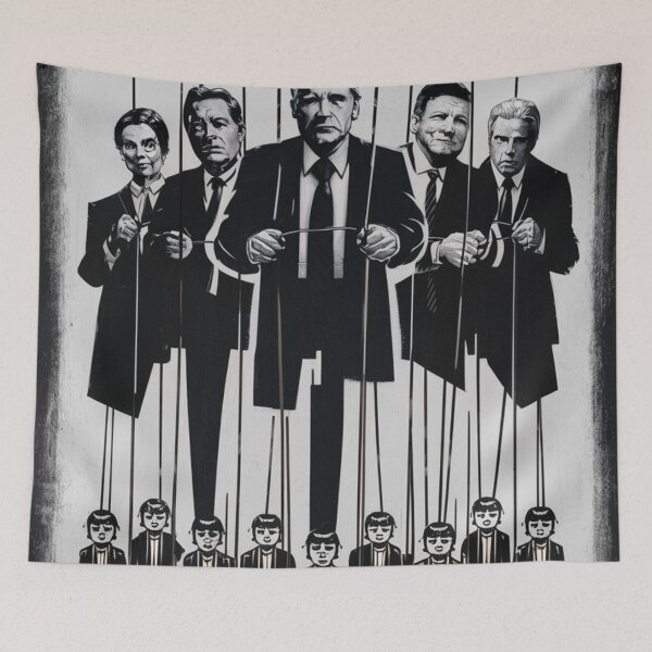 Item preview, Puppets Stencil Graffiti designed and sold by Bomax121.