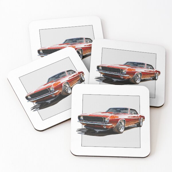 Item preview, Muscle Car 1960's ~ Illustration designed and sold by Wilcox PhotoArt.