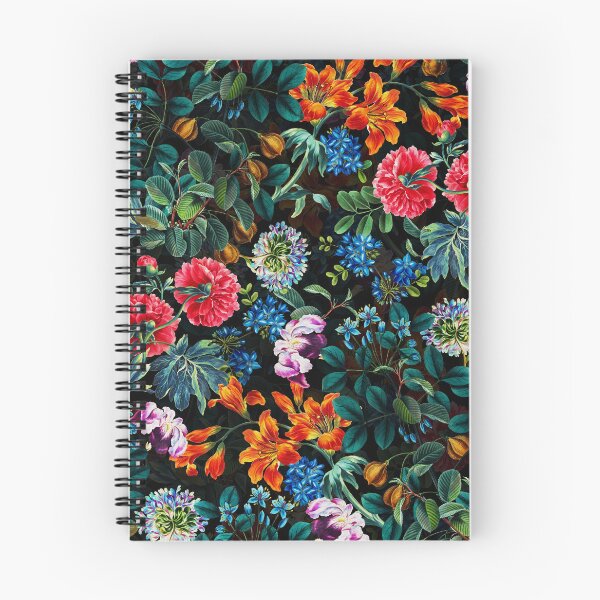 Item preview, Chintzy Florals II - Night designed and sold by Burcu Korkmazyurek.