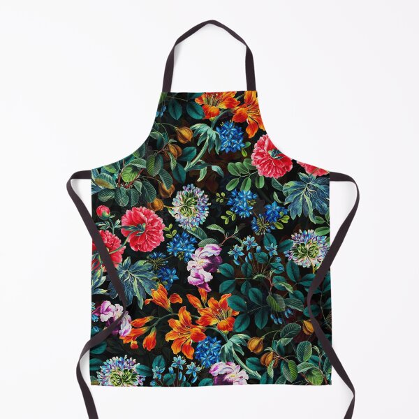 Item preview, Chintzy Florals II - Night designed and sold by Burcu Korkmazyurek.