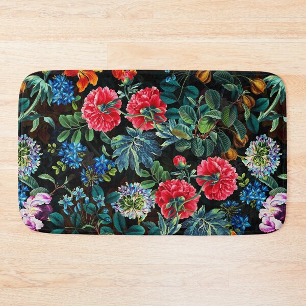 Item preview, Chintzy Florals II - Night designed and sold by Burcu Korkmazyurek.