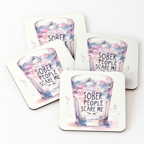 Item preview, Sober people scare me designed and sold by Thedigital91.