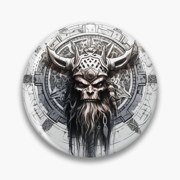 Item preview, Viking Warrior. Detailed tattoo Style Artwork designed and sold by Lucy Goosy Art.