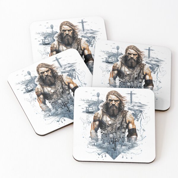 Item preview, Viking Warrior. Detailed tattoo Style Artwork designed and sold by Lucy Goosy Art.