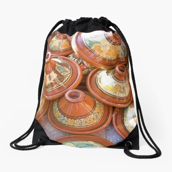 Moroccan Tagines Drawstring Bag