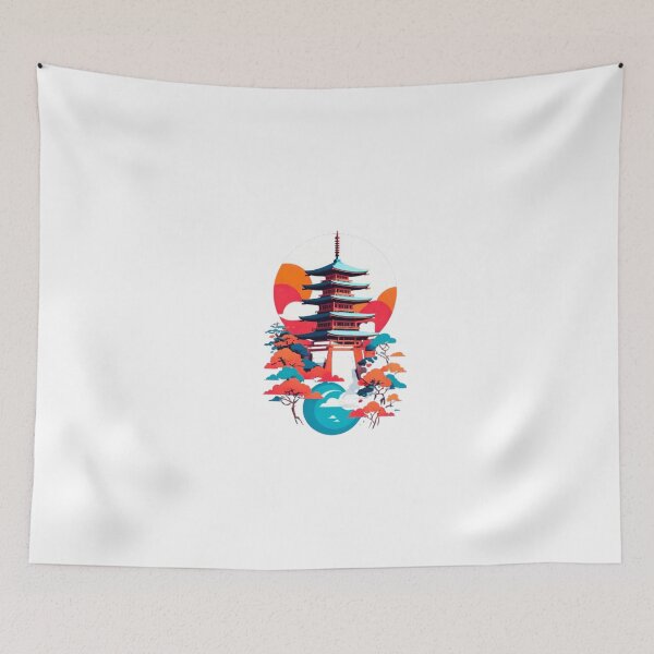 Item preview, Cool Japan town  designed and sold by KorArtStudio.