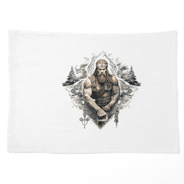 Buy The Viking Warrior Pers,nalized Pet Blanket