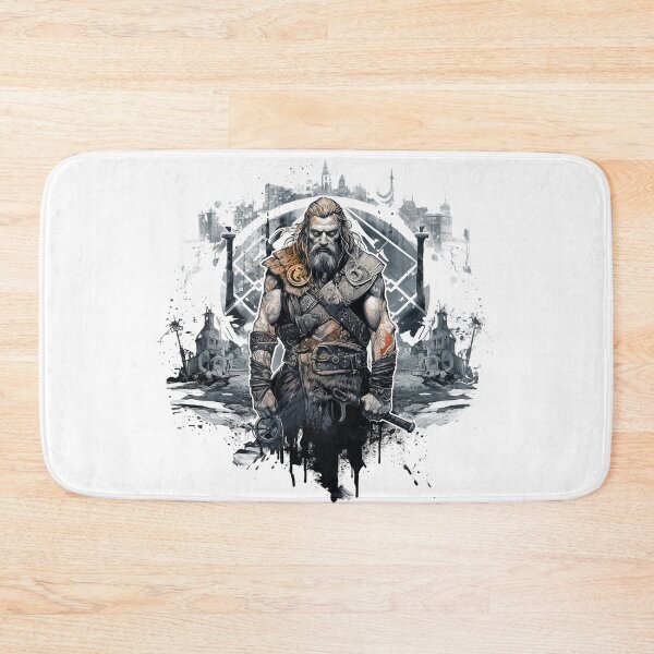 Item preview, Viking Warrior. Detailed tattoo Style Artwork designed and sold by Lucy Goosy Art.