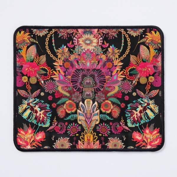 Item preview, Baroque Tropical Floral Southeast Persian Rug Print Carpet Pattern designed and sold by GrinGalore.