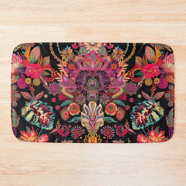 Item preview, Baroque Tropical Floral Southeast Persian Rug Print Carpet Pattern designed and sold by GrinGalore.