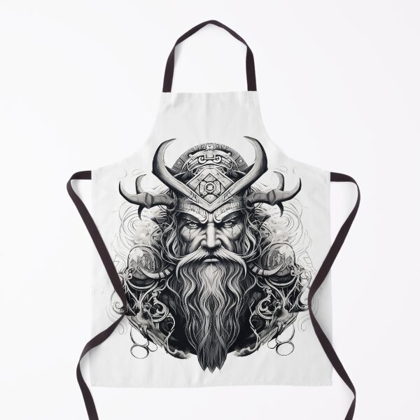 Item preview, Viking Warrior. Detailed tattoo Style Artwork designed and sold by Lucy Goosy Art.