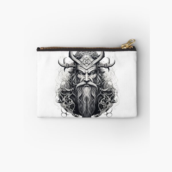 Item preview, Viking Warrior. Detailed tattoo Style Artwork designed and sold by Lucy Goosy Art.