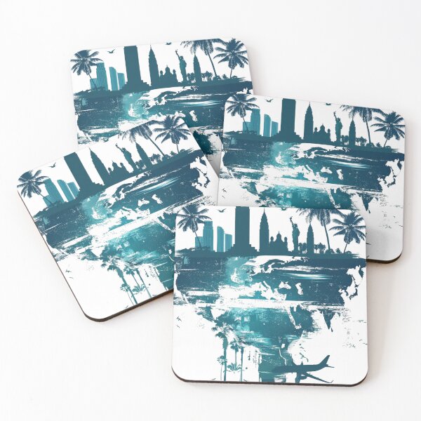Item preview, Teal Travel Design 2 of 5 designed and sold by Jenson Major.