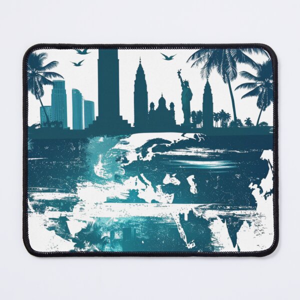 Item preview, Teal Travel Design 2 of 5 designed and sold by Jenson Major.