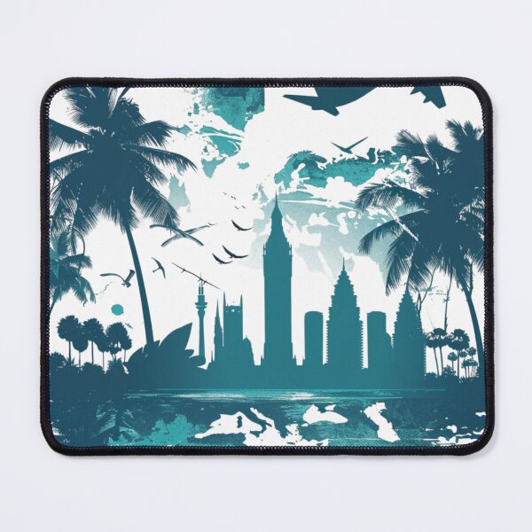 Item preview, Teal Travel Design 3 of 5 designed and sold by Jenson Major.