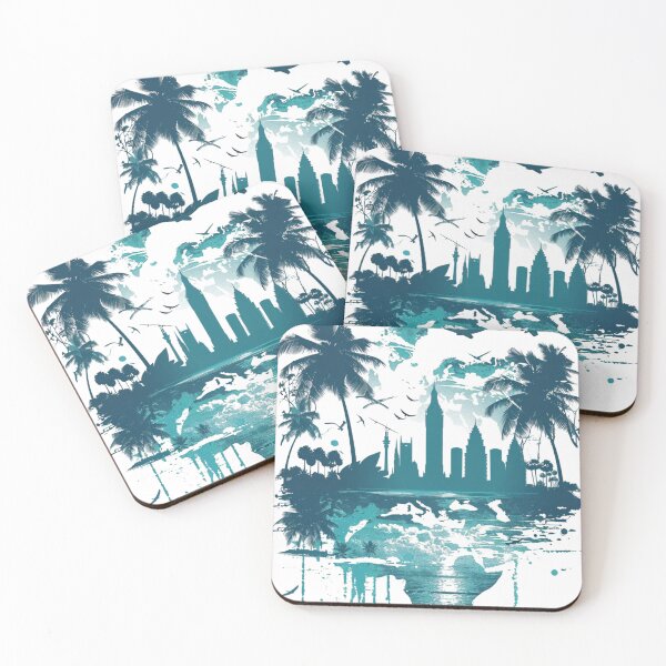 Item preview, Teal Travel Design 3 of 5 designed and sold by Jenson Major.