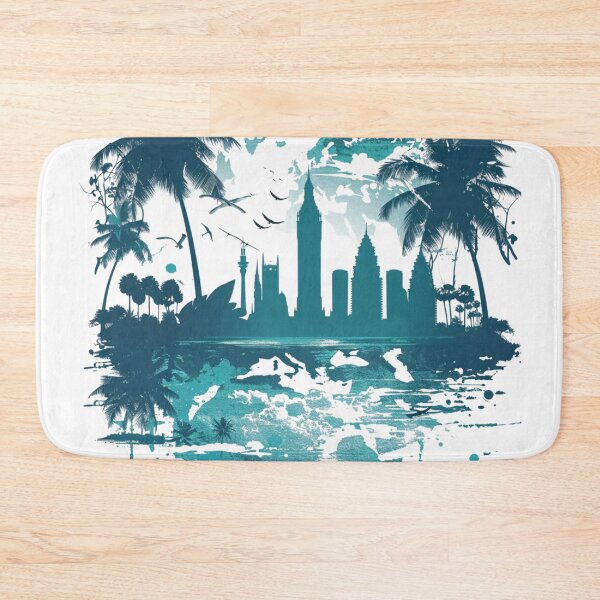 Item preview, Teal Travel Design 3 of 5 designed and sold by Jenson Major.