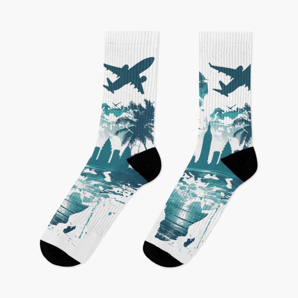 Item preview, Teal Travel Design 3 of 5 designed and sold by Jenson Major.