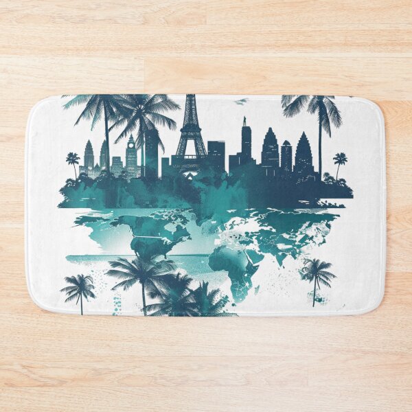 Item preview, Teal Travel Design 4 of 5 designed and sold by Jenson Major.