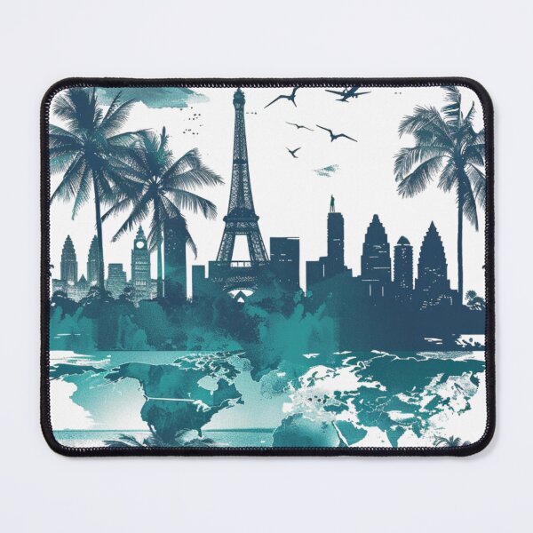 Item preview, Teal Travel Design 4 of 5 designed and sold by Jenson Major.