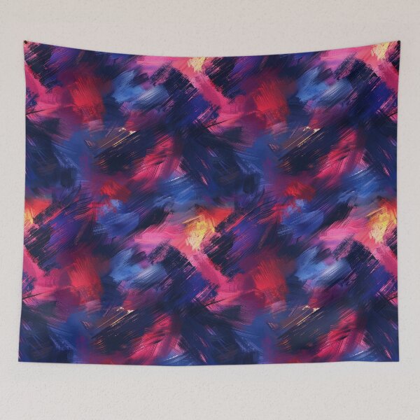 Item preview, Colourful Brushstroke Texture, Seamless Pattern designed and sold by patternicco.