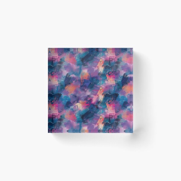 Item preview, Colourful Brushstroke Texture, Seamless Pattern designed and sold by patternicco.