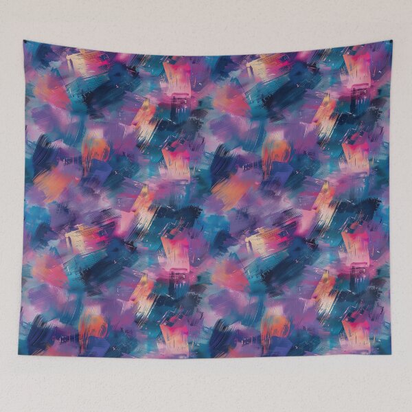 Item preview, Colourful Brushstroke Texture, Seamless Pattern designed and sold by patternicco.