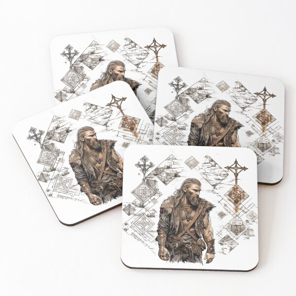 Item preview, Viking Warrior. Detailed tattoo Style Artwork designed and sold by Lucy Goosy Art.