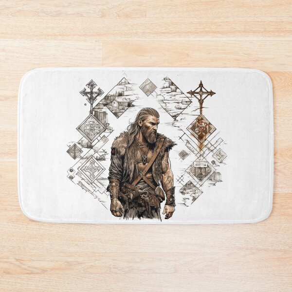 Item preview, Viking Warrior. Detailed tattoo Style Artwork designed and sold by Lucy Goosy Art.