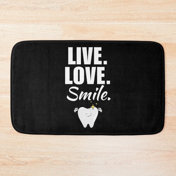 Item preview, Live, love, smile. Funny dentist technician job profession or occupation quote or saying designed and sold by NBSStore.