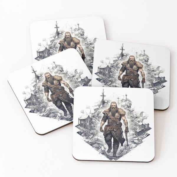 Item preview, Viking Warrior. Detailed tattoo Style Artwork designed and sold by Lucy Goosy Art.