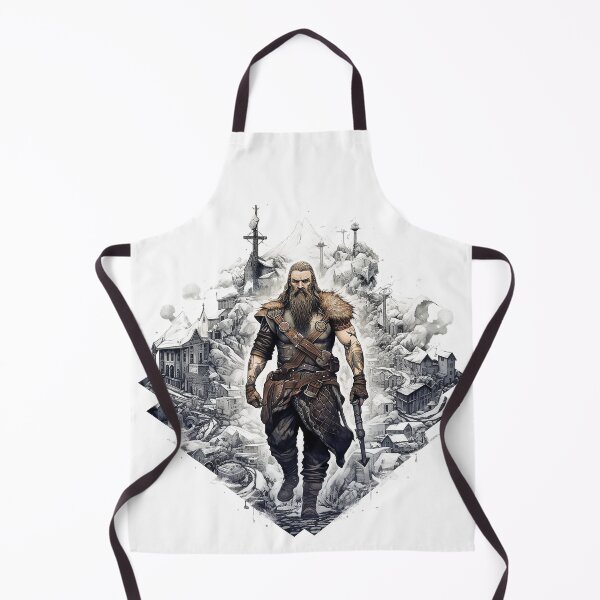Item preview, Viking Warrior. Detailed tattoo Style Artwork designed and sold by Lucy Goosy Art.