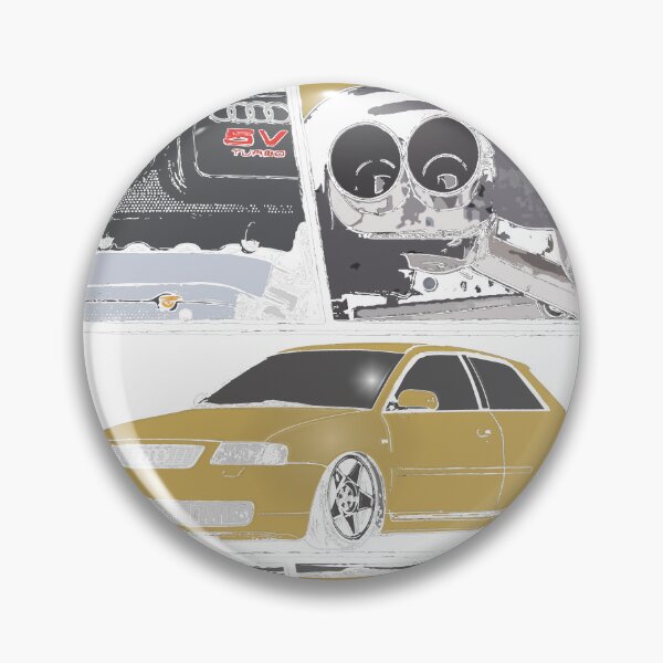 Item preview, Audi S3 8L - Stylized art collage comic design tshirt print designed and sold by KiffKev.