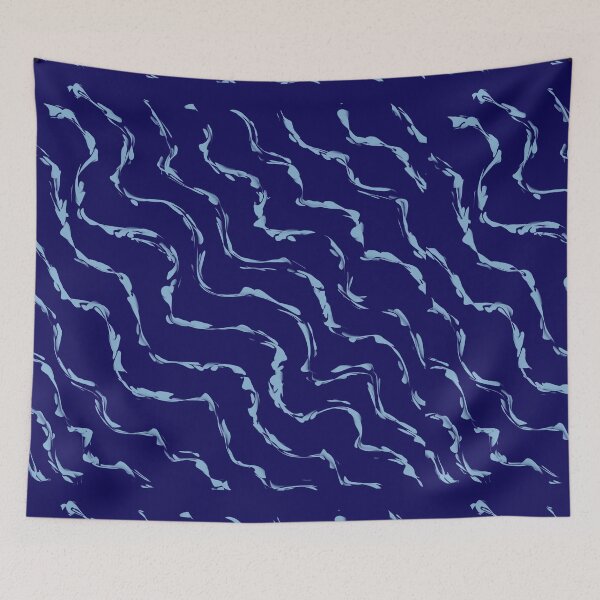 Item preview, Swirl Blues Abstract designed and sold by LiaIsabellaArt.