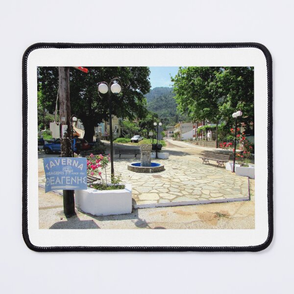 Item preview, THE CENTRAL SQUARE OF SCALA POTAMIA. THASSOS. GREECE. designed and sold by ronsaunders47.