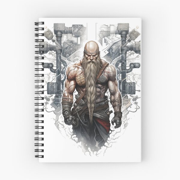 Item preview, Viking Warrior. Detailed tattoo Style Artwork designed and sold by Lucy Goosy Art.